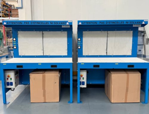 Tables aspirantes pour ponçage aéronautique – Val-d&rsquo;Oise (95)